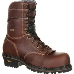 Georgia Boot AMP LT Logger Composite Toe Waterproof Work Boot GB00236