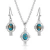 Montana Silversmiths Easter Cross Turquoise Jewelry Set -Western Cowboy Equipment JS4707 1