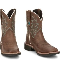 LADIES JUSTIN EMA 8" WESTERN BOOT-GY9539