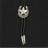 Silver Metal Horseshoe And Star Western Bolo Tie 22860 -Western Cowboy Equipment MF 22860 03