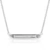 Montana Silversmiths Montana Silversmith Setting The Crystal Bar Necklace NC5171 -Western Cowboy Equipment NC5171