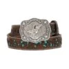 Nocona Kids Piercing Turquoise Underlay Bull Rider Belt - N4439033 1 Nocona Kids Piercing Turquoise Underlay Bull Rider Belt - N4439033 -Western Cowboy Equipment Nocona Men s Piercing Turquoise Underlay Bull Rider Belt N4439033 S 1 720x 1