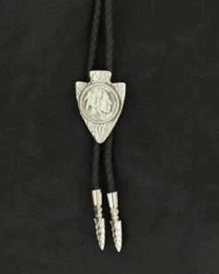 Indian Arrowhead Bolo Neck Tie