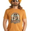 ROCK&ROLL Unisex Dale Brisby Graphic Tee Mustard RRUT21R0J4 2 ROCK&ROLL Unisex Dale Brisby Graphic Tee Mustard RRUT21R0J4 -Western Cowboy Equipment RRUT21R0J4