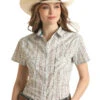 Panhandle Ladies Shortsleeve Snap RSWS1SRZDP -Western Cowboy Equipment RSWS1SRZDP