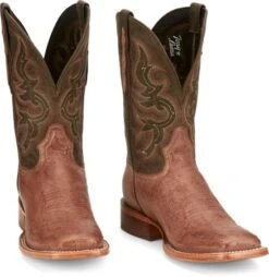 Mens Tony Lama Smooth Ostrich Avalos Boots SA6104