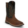 Justin Men's Bolt Water Buffalo Leather Cowboy Work Boot SE4112 -Western Cowboy Equipment SE4112