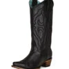 Corral Ladies Black Matching Stitch Inlay Boots Z5072 -Western Cowboy Equipment ScreenShot2022 08 30at12