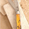 Circle SH Cutlery Acrylic Orange Pumpjack Print Trapper Knife OK312 -Western Cowboy Equipment Screenshot2022 02 13at16 05 15CircleSHCutleryAcrylicOrangePumpjackPrintTrapperKnifeCavender s
