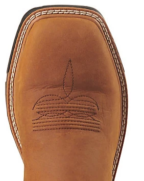 Twisted X Men's Tan And Burgundy Waterproof CellStretch Wide Square Toe Work Boots MXBW005 7 Twisted X Men's Tan And Burgundy Waterproof CellStretch Wide Square Toe Work Boots MXBW005 - Image 5