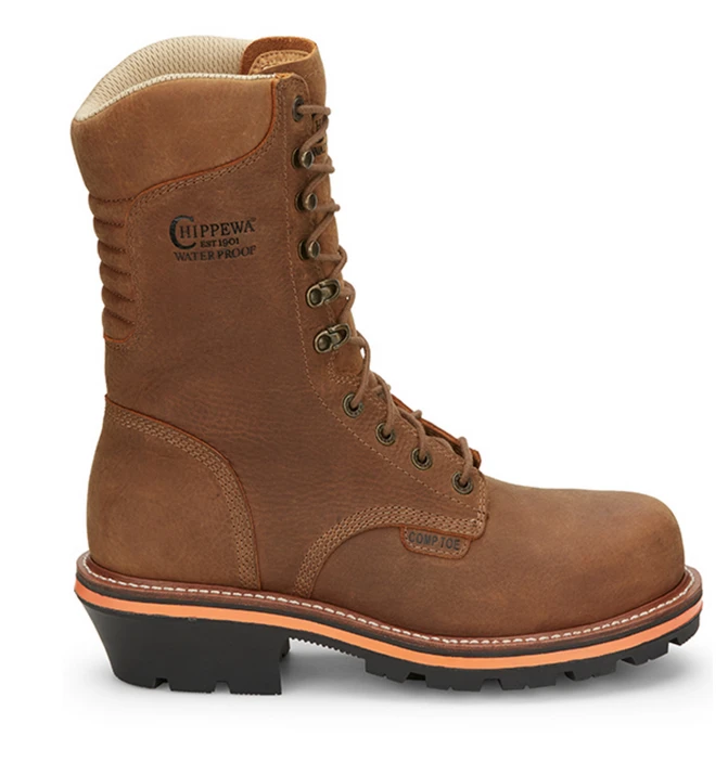 Men's Chippewa Thunderstruck 10" Nano Comp Toe Work Boot TH1030 4 Men's Chippewa Thunderstruck 10" Nano Comp Toe Work Boot TH1030 - Image 2