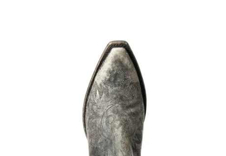 Ariat Ladies Western Dixon Naturally Black Distressed Ankle Boots 10034044 4 Ariat Ladies Western Dixon Naturally Black Distressed Ankle Boots 10034044 - Image 2