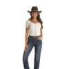 Rock & Roll Women's Juniors High Rise Jeans WH-2708 -Western Cowboy Equipment WH 2708