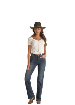 Rock & Roll Women's Juniors High Rise Jeans WH-2708