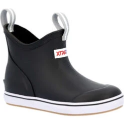 Xtratuf Kids Ankle Deck Boot Black XKAB000