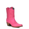 Ladies Corral Embroidery Snip Toe Boots Fuchsia Z5137 -Western Cowboy Equipment Z5137 boot 03 1