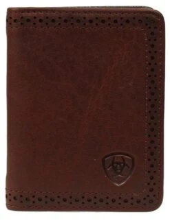 Ariat Mens Bifold Flipcase Brown Leather Wallet A35128283