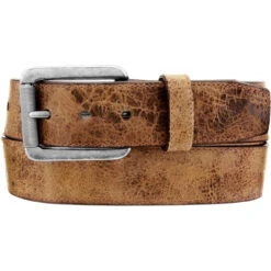 Men's Justin 1 5/8" Tan Rd Tailgunner Belt C13436