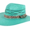 Charlie 1 Horse Right Meow Turquoise Straw Hat CSRTMW-3436 -Western Cowboy Equipment apipxo6lu 70546.1630677153