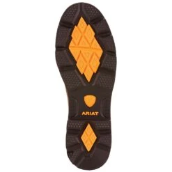 Ariat Men's Groundbreaker Chelsea H20 Steel Toe Brown Boots 10024983 -Western Cowboy Equipment ariat groundbreaker 6 inch waterproof steel toe chelsea work boot 10024983 21