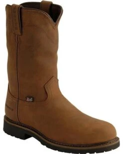 JUSTIN MEN'S WYOMING WORKER II WATERPROOF STEEL TOE WORK BOOTS SE4961