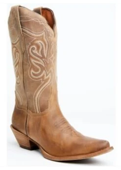 Dan Post Ladies Taupe Karmel R Toe Boot DP80051