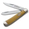 Justin TS Trapper Yellow Folding Knife 110731JU -Western Cowboy Equipment h j justin sons justin ts trapper yellow 110731ju 20096