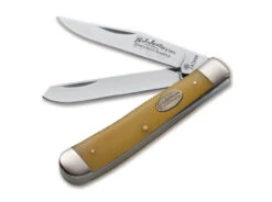 Justin TS Trapper Yellow Folding Knife 110731JU