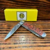 Circle SH Cutlery Acrylic Floral Tooled Leather Print Trapper Knife -Western Cowboy Equipment image 2c172c91 7cd3 4299 98e2 2bb3d2f09683