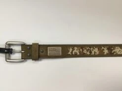 MEN'S ARIAT DESERT DIGITAL CAMO USA FLAG BELT