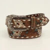 Ariat Ladies Turquoise Underlay Floral Belt A1533102