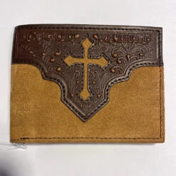 Nocona Bi-Fold Cross Engraved Wallet N5413708