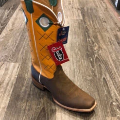 Justin Brands Men's Billet Medium Square Toe Boot JP2504 -Western Cowboy Equipment image d3511536 4e9f 488d bbe7 43c4b0eb05c8