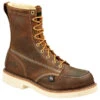 Thorogood Mens 8" Steel Toe Work Boot (U.S.A. Made) 804-4378 -Western Cowboy Equipment thorogood 8 inch moc toe safety toe 804 4378 11