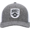 Hooey "Bronx" Shield Patch Ball Cap Grey -Western Cowboy Equipment thumb