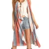 Rock & ROLL Cowgirl Stripe Print Vest 1 Rock & ROLL Cowgirl Stripe Print Vest -Western Cowboy Equipment vest striped front 720X1280