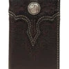 Black Rodeo Embroidered Leather Tri-Fold Wallet A3517201 1 Black Rodeo Embroidered Leather Tri-Fold Wallet A3517201 -Western Cowboy Equipment zu42211657 main tm1475522871